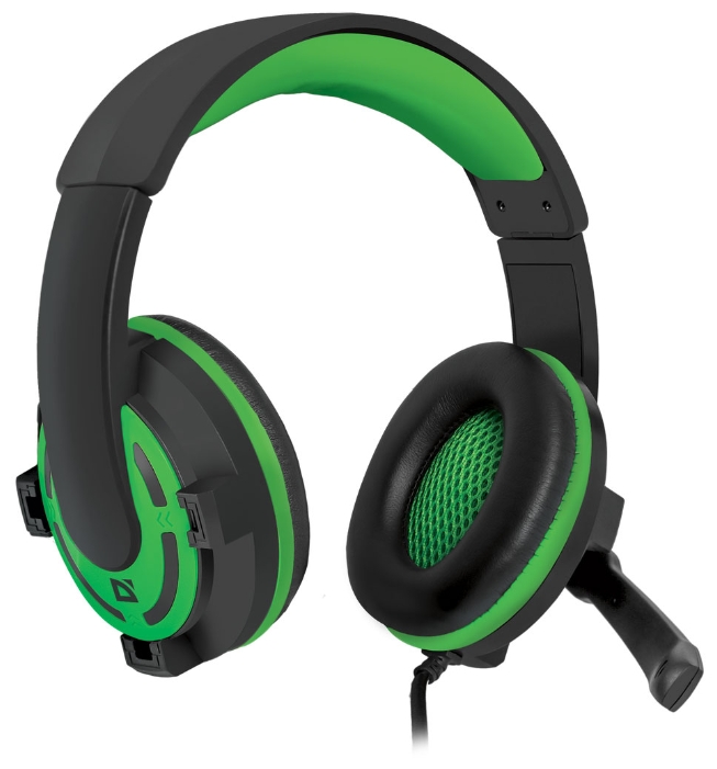 

Проводная гарнитура Defender Warhead G-300, 2xJack 3.5mm, зеленый, Warhead G-300