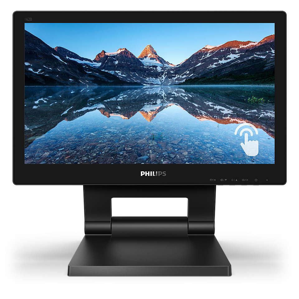 

Монитор 15.6" Philips B Line 162B9T (00/01) TN, сенсорный, 1366x768 (16:9), 220кд/м2, 4 мс, 90°/60°, VGA, DVI, HDMI, DisplayPort, USB-Hub, черный (162B9T (00/01)), 162B9T (00/01)