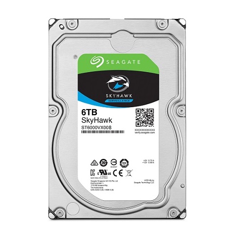 

Жесткий диск (HDD) Seagate 6Tb SkyHawk, 3.5", 5400rpm, 256Mb, SATA3 (ST6000VX008)