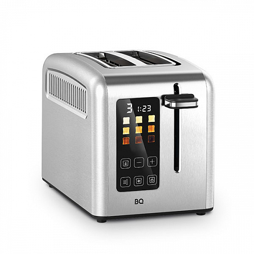 Тостер BQ T2002, серебристый