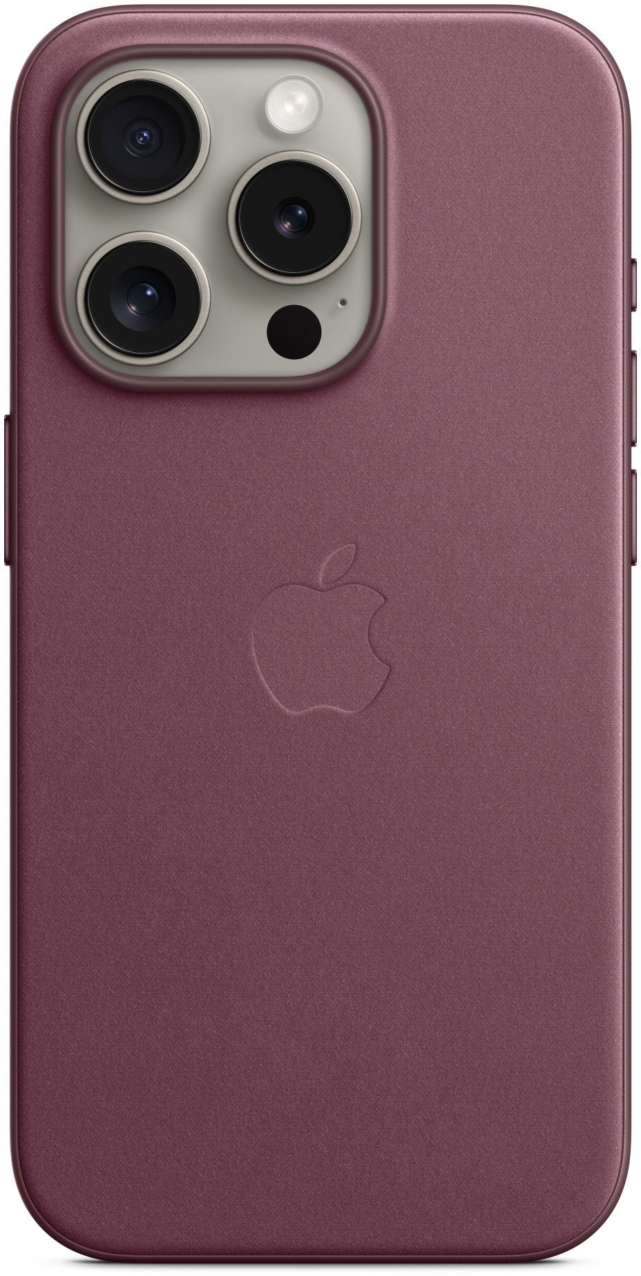 

Чехол-накладка Apple FineWoven Case with MagSafe для смартфона Apple iPhone 15 Pro, ткань, бордовый (MT4L3FE/A)