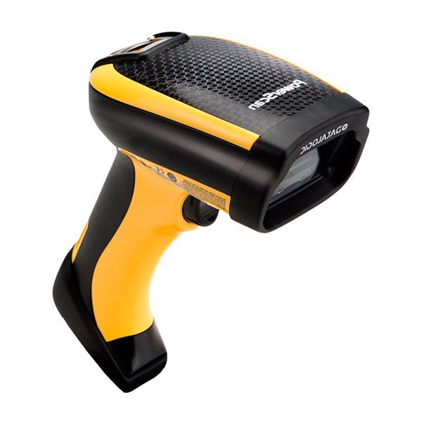 

Сканер штрих-кода Datalogic PowerScan PD9130, ручной, лазерный, USB, 1D, черный/желтый, IP65, 2 м (PD9130-K1), PD9130