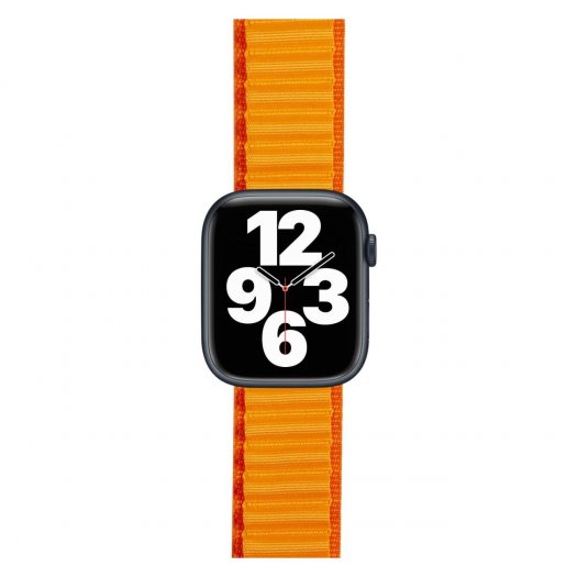 

Ремешок Red Line для Apple Watch, 38-41 мм, S3/S4/S5 SE/S6/S7/S8, нейлон, оранжевый (УТ000033393), 0