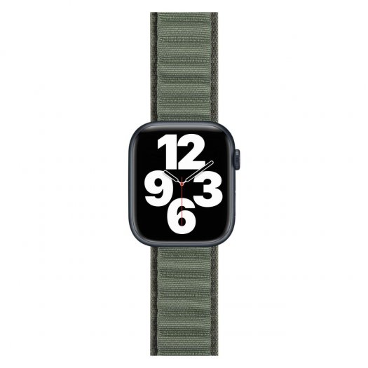 

Ремешок Red Line для Apple Watch, 42-49 мм, S3/S4/S5 SE/S6/S7/S8/Ultra, нейлон, зеленый (УТ000033390), 0