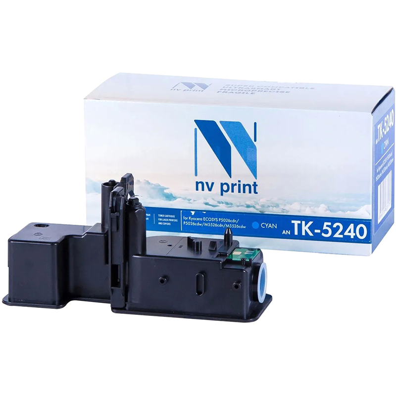 

Картридж лазерный NV Print NV-TK5240C (TK-5240C/1T02R7CNL0), голубой, 3000 страниц, совместимый для Kyocera Ecosys P5026CDN/5026CDW, M5526CDN/5526CDW без чипа