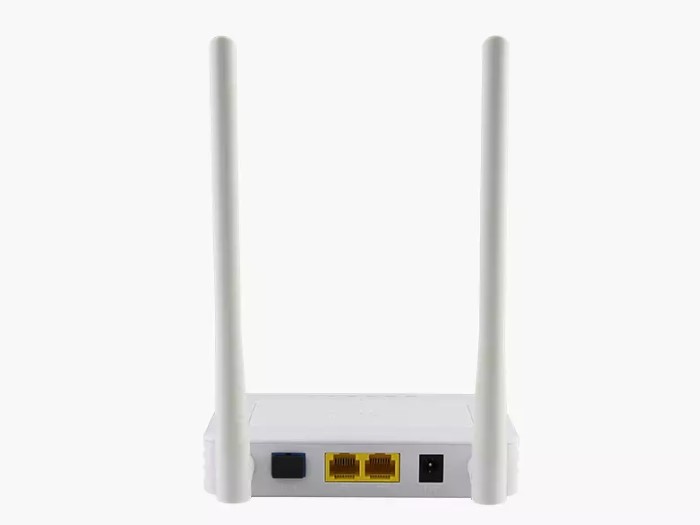 Абонентский терминал (ONU) C-DATA FD512XW-X, 802.11a/b/g/n, 2.4 ГГц, до 300 Мбит/с, WAN (XPON SC/UPC/EPON/GPON) 1x2.5 Гбит/с, LAN 2x1 Гбит/с, внешних антенн: 2x5 дБи (FD512XW-X)
