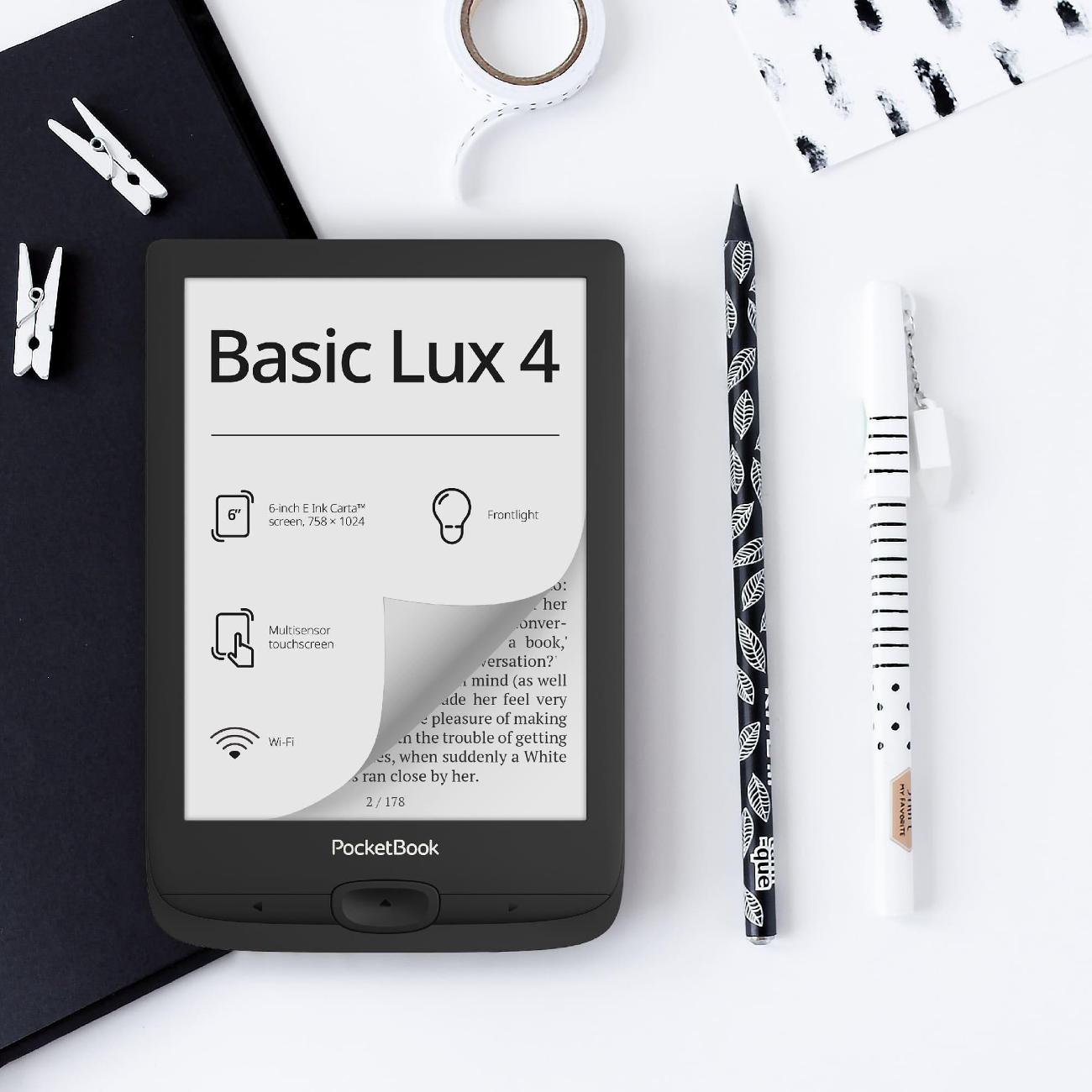 Электронная книга PocketBook 618 Basic Lux, 6