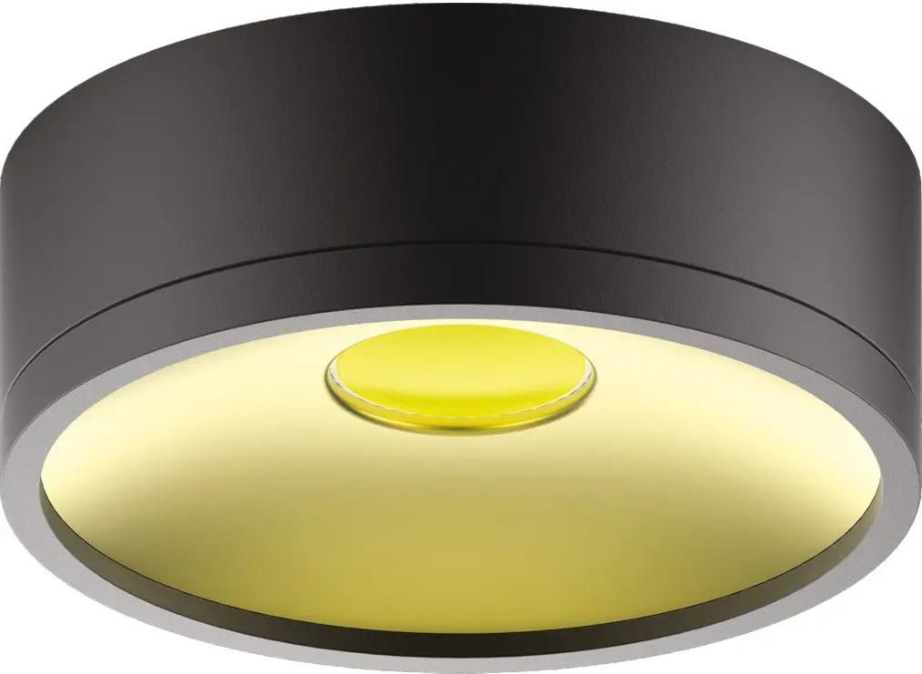 

Светильник бытовой GAUSS Overhead HD040, 12 Вт, серебристый/золотистый (HD040), HD040