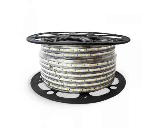 

Лента светодиодная, 20 м, SMD 2835, 120 шт./7 Вт на метр, 220V, 3000K, белый, IP67 Gauss (311000122)