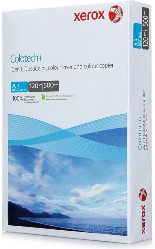 

Бумага A3 250 г/м² 250 листов Xerox Colotech Plus Blue (003R94672)