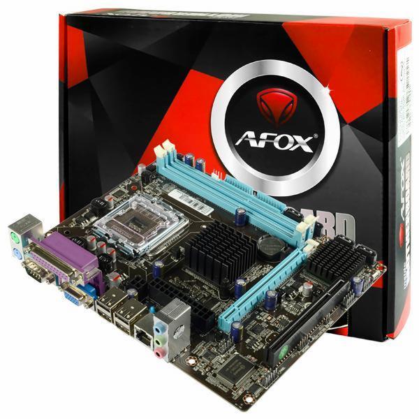 Материнская плата AFOX IG41-MA7-V3, Socket775, Intel G41, 2xDDR3, PCI-Ex16, 4SATA2, 5.1-ch, VGA, mATX, Retail б/у, следы эксплуатации, следы монтажа, полный комплект