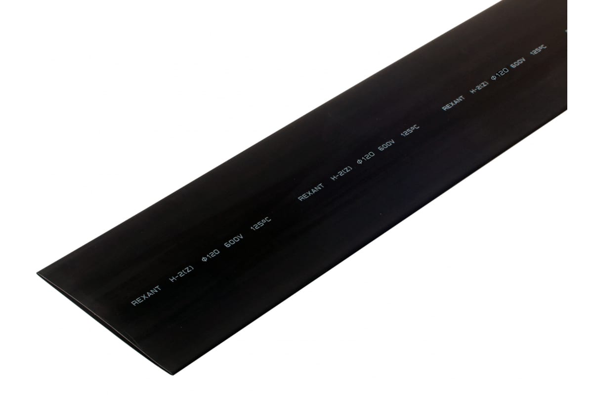 

Термоусаживаемая трубка ТУТ REXANT, 120 мм/60 мм, 2:1, 1 шт. x 1 м, черный (25-0120)