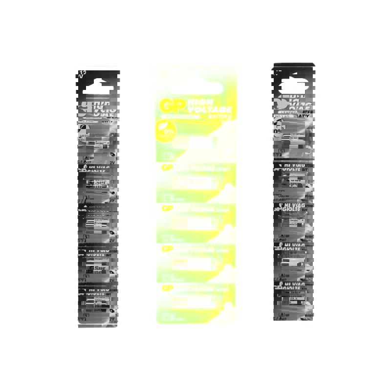 

Батарея GP High Voltage, A27 (MN27/V27A/GP27A), 12V, 5 шт. (4891199011504)