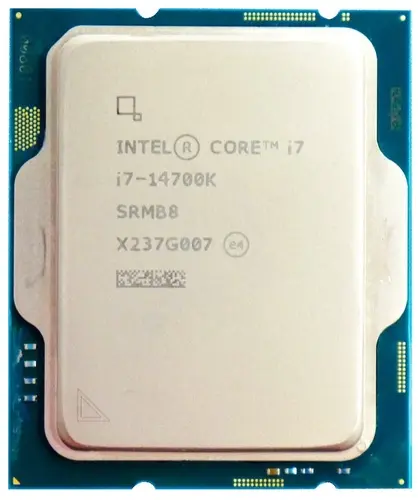 

Процессор Intel Core i7-14700K Raptor Lake-R, 20/28T, 3400MHz TDP-125 Вт/253 Вт LGA1700 tray (OEM) (CM8071504820721), 14700K