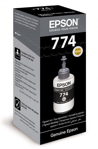 

Чернила Epson T7741, 140 мл, черный, оригинальные для Epson M100 / M105 / M200 (C13T77414A/C13T774198), T7741
