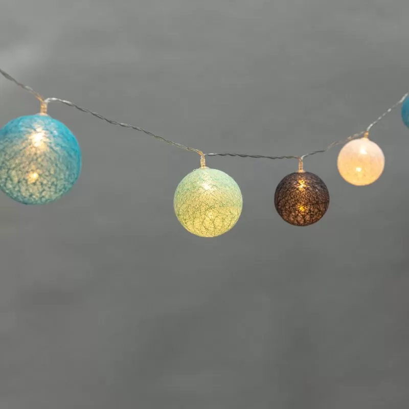 

Гирлянда NEON-NIGHT 303-086 светодиодная тайские фонарики , ламп: 20 шт., 3.5 м, режимов: 1, от батареек, теплый белый (303-086), 303-086