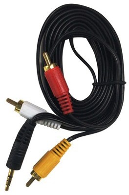 

Кабель 3xRCA(M)-Jack 3.5mm(M), 1.5 м, черный EXPLOYD (EX-K-1404)