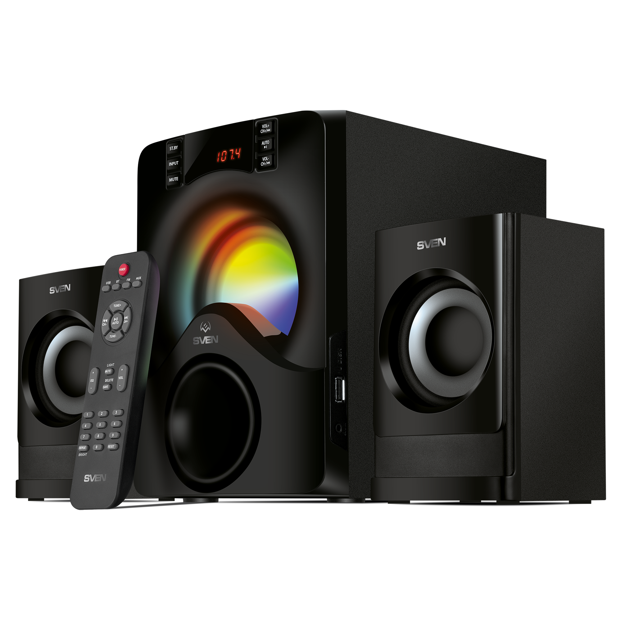 Акустика SVEN MS-312, 60 Вт, USB, Bluetooth