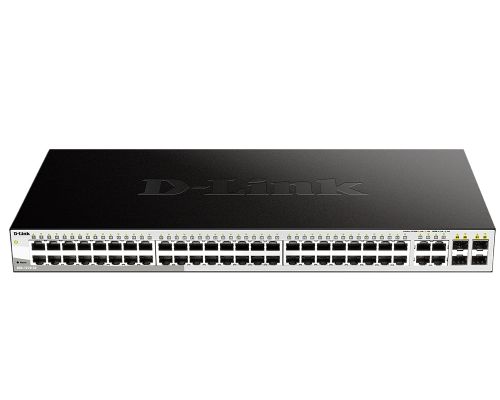 

Коммутатор D-Link DGS-1210-52, управляемый, кол-во портов: 48x1 Гбит/с, combo RJ-45/SFP 4x1, установка в стойку (DGS-1210-52/FL2A), DGS-1210-52