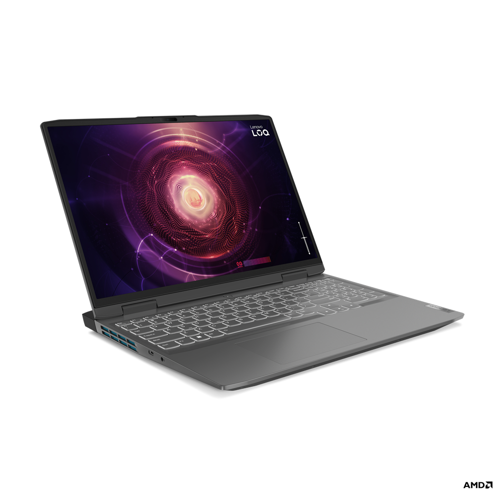 

Ноутбук Lenovo LOQ 16APH8 16" IPS 2560x1600, AMD Ryzen 5 7640HS 4.3 ГГц, 16Gb RAM, 512Gb SSD, NVIDIA GeForce RTX 4050-6Gb, без OC, серый (82XU003VRK), 16APH8