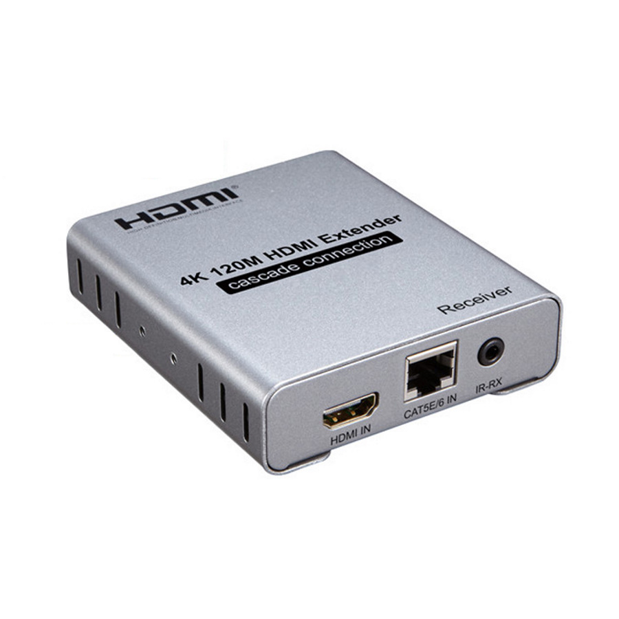 Приемник HDMI Orient VE048, 1xHDMI(19F)-1xHDMI(19F), 3840x2160, по витой паре до 120 м (VE048-RX)
