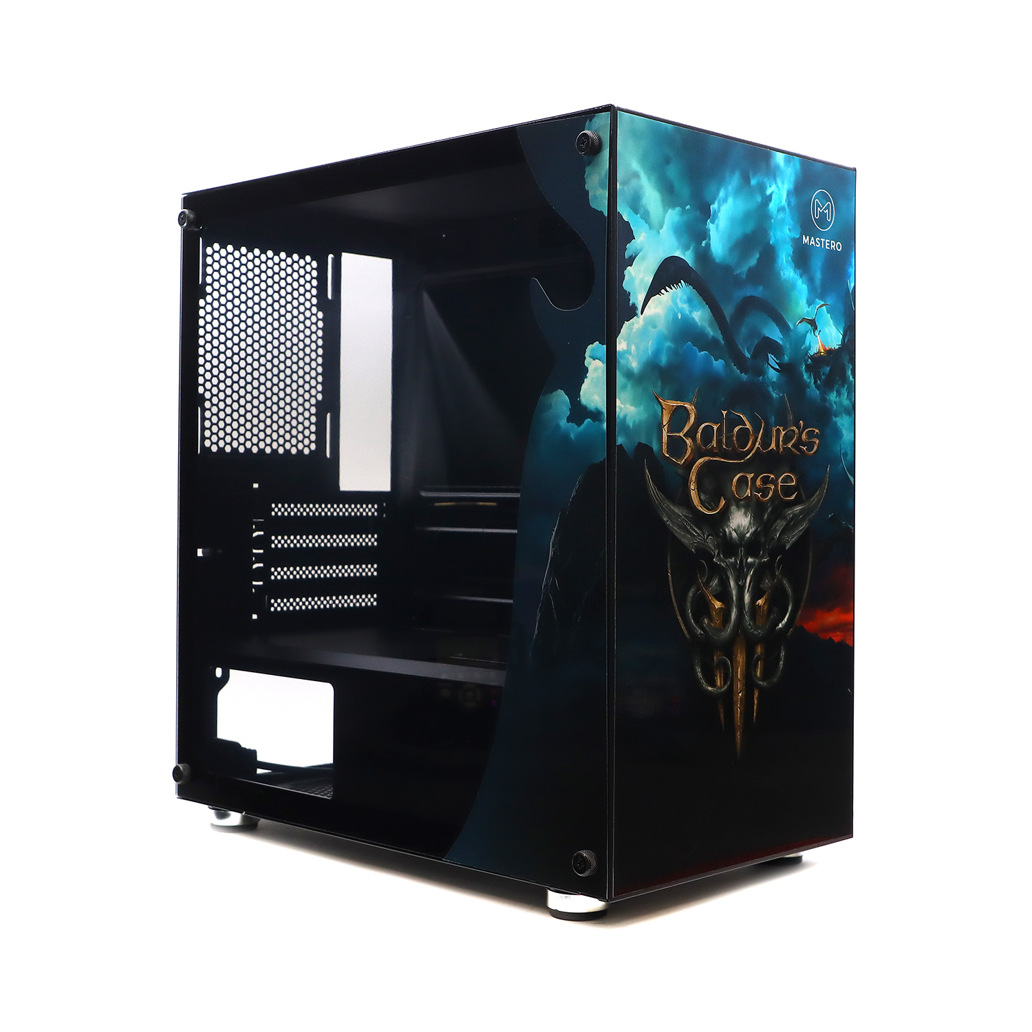 Корпус Mastero Baldur's case, mATX, Mini-Tower, USB 3.0, черный, без БП (MST-GCM-01-BC)