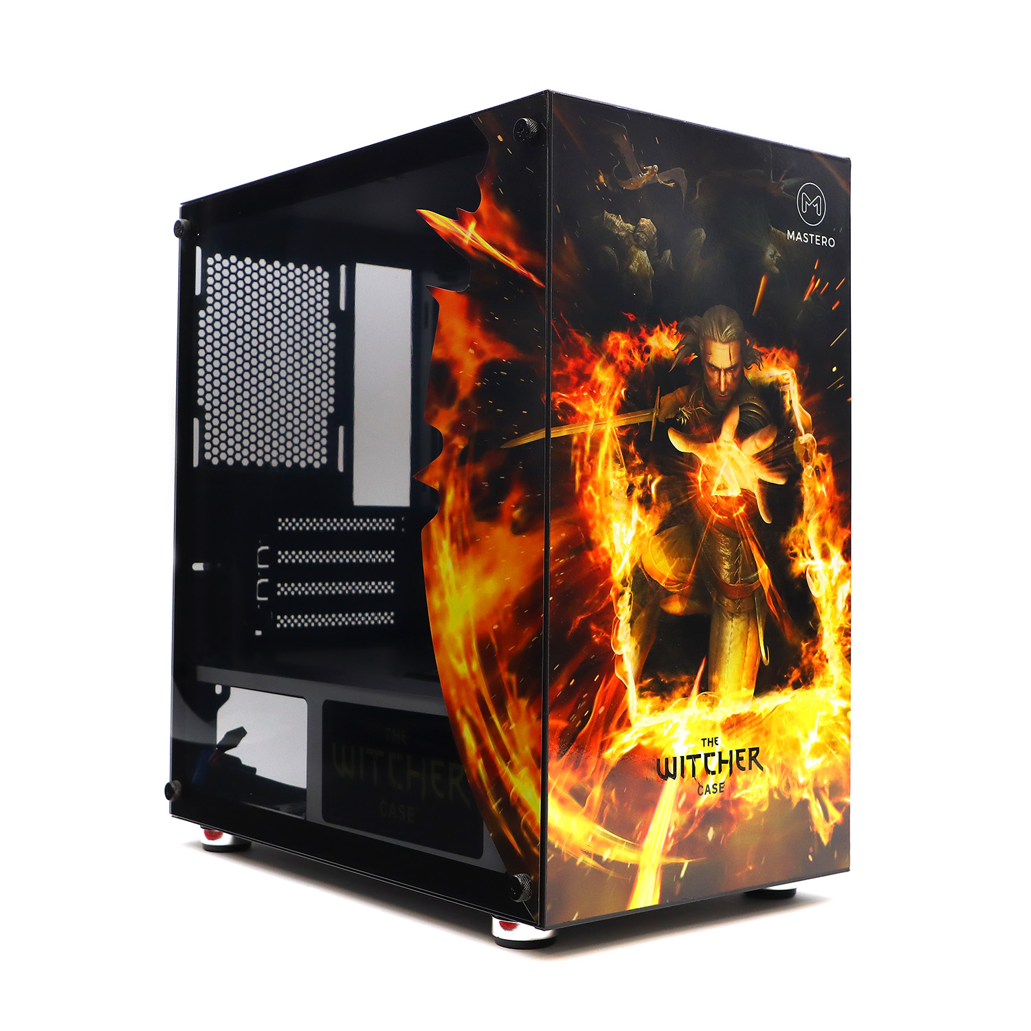 Корпус Mastero Witcher case, mATX, Mini-Tower, USB 3.0, черный, без БП (MST-GCM-01-WC)