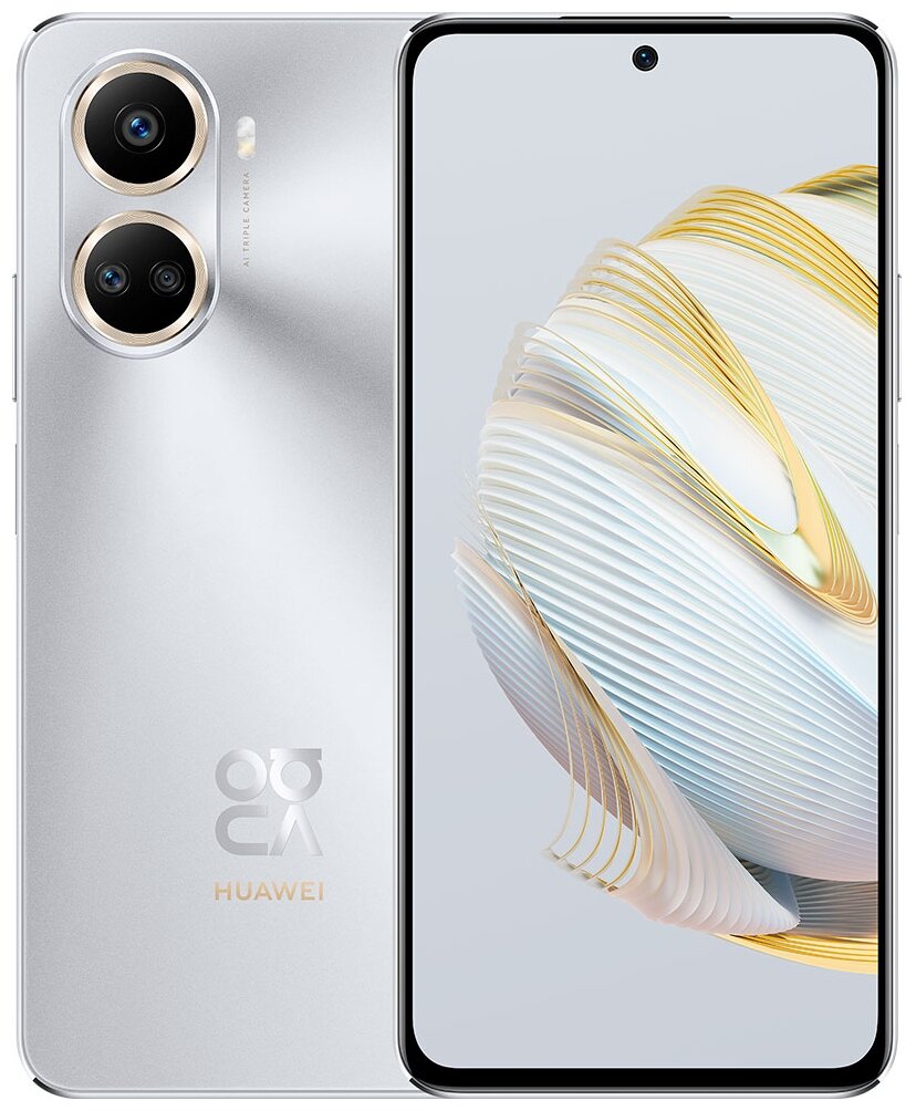 

Смартфон Huawei NOVA 10 SE, 6.67" 2400x1080 OLED, Qualcomm Snapdragon 680, 8Gb RAM, 256Gb, 3G/4G, NFC, Wi-Fi, BT, 3xCam, 2-Sim, 4500 мА⋅ч, USB Type-C, Android 12, серебристый (51097MYC), NOVA 10 SE