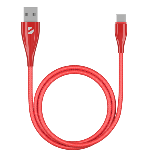 

Кабель USB-USB Type-C, быстрая зарядка, 5А, 1 м, красный, Deppa (72290)