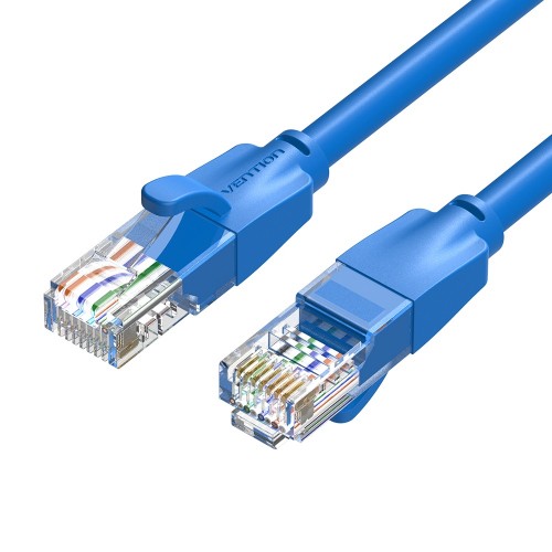 Патч-корд UTP кат.6, 2 м, RJ45-RJ45, синий, CCA, Vention IBE (IBELH)