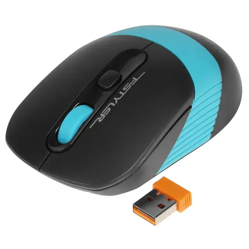 Мышь A4Tech Fstyler FG10S, USB, черный/синий