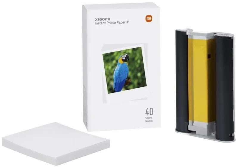 Фотобумага A7 273 г/м² глянцевая, 40 листов, односторонняя, Xiaomi BHR6756GL для термической печати