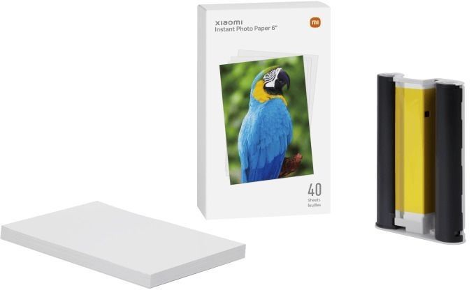 

Фотобумага A6 273 г/м² глянцевая, 40 листов, односторонняя, Xiaomi BHR6757GL для термической печати