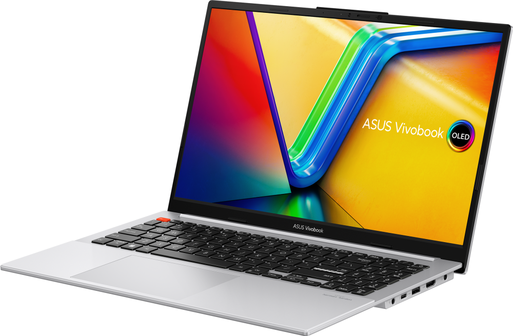 

Ноутбук ASUS VivoBook S15 K5504VA-MA340W 15.6" OLED 2880x1620, Intel Core i9 13900H 2.6 ГГц, 16Gb RAM, 1Tb SSD, W11, серебристый (90NB0ZK6-M00KY0), K5504VA-MA340W