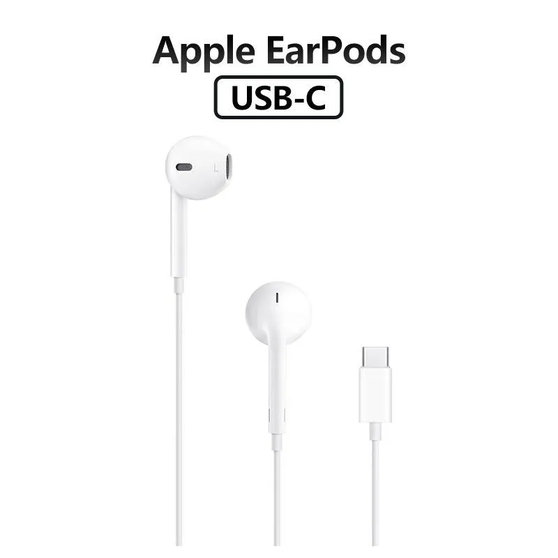 

Проводная гарнитура Apple EarPods, USB Type-C, белый (MTJY3FE/A), EarPods