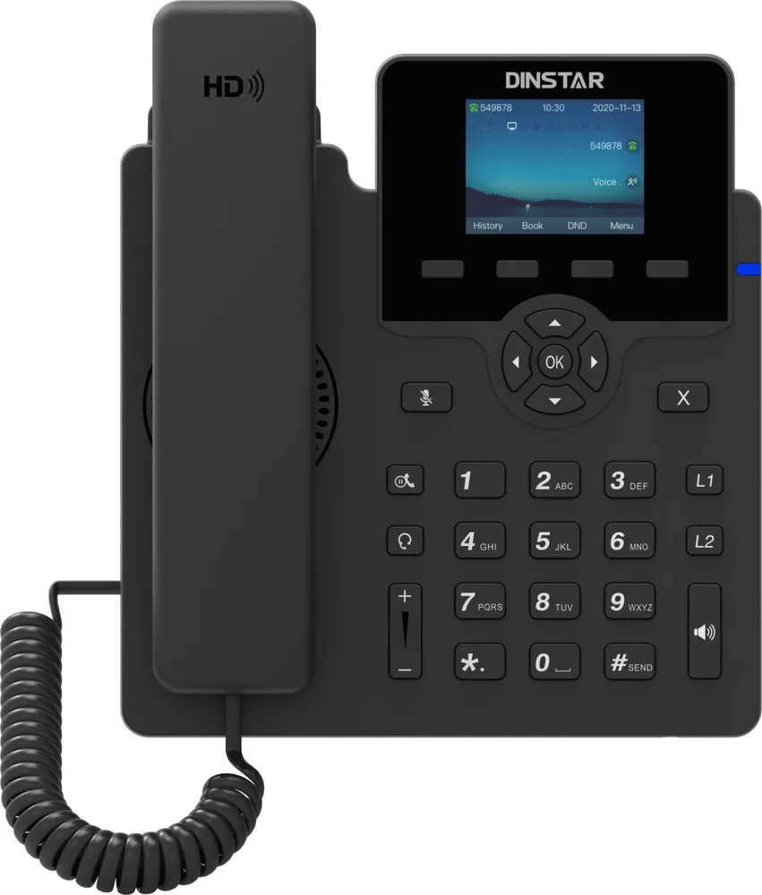 VoIP-телефон DINSTAR C62UP, 6 линий, 6 SIP-аккаунтов