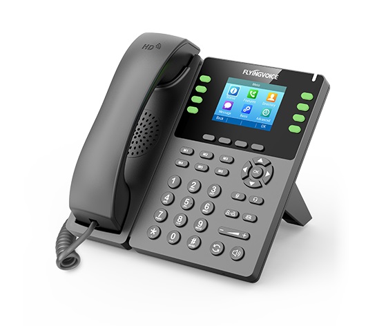 

VoIP-телефон FLYINGVOICE P23G, 8 линий, 8 SIP-аккаунтов, цветной дисплей, серый (P23G), P23G