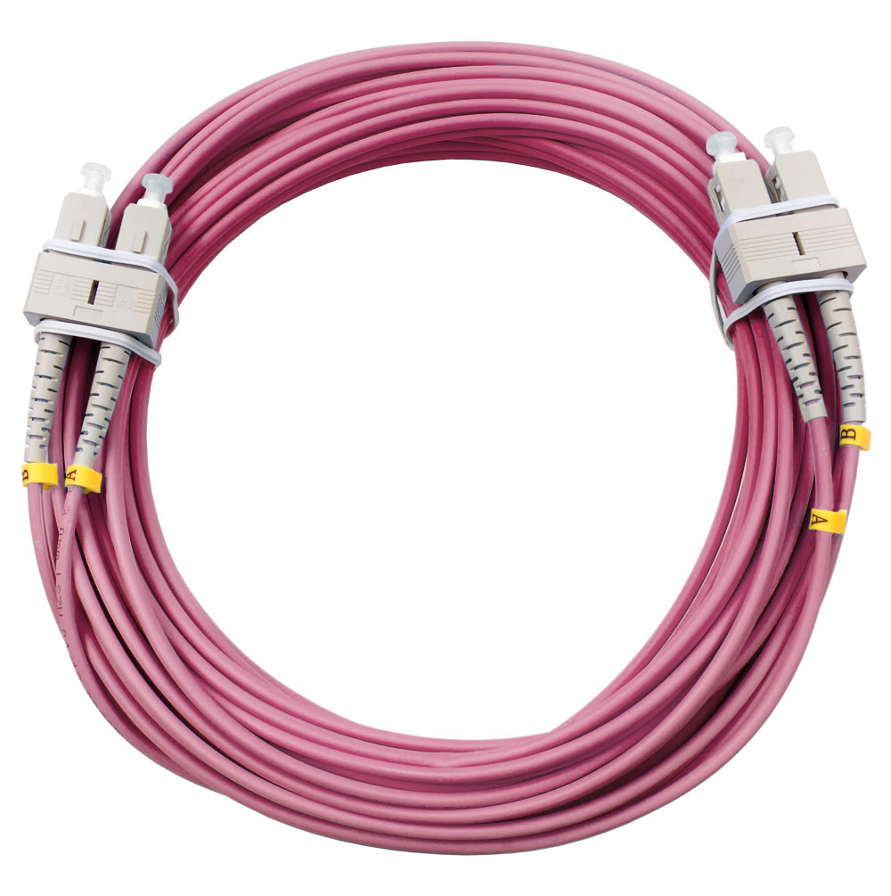 

Патч-корд оптический Cabeus FOP-50-OM4-SC-SC-10m, SC/UPC-SC/UPC, многомодовый, 50/125, OM4, двойной, 10 м, LSZH, пурпурный (FOP-50-OM4-SC-SC-10m), Розовый, FOP-50-OM4-SC-SC-10m