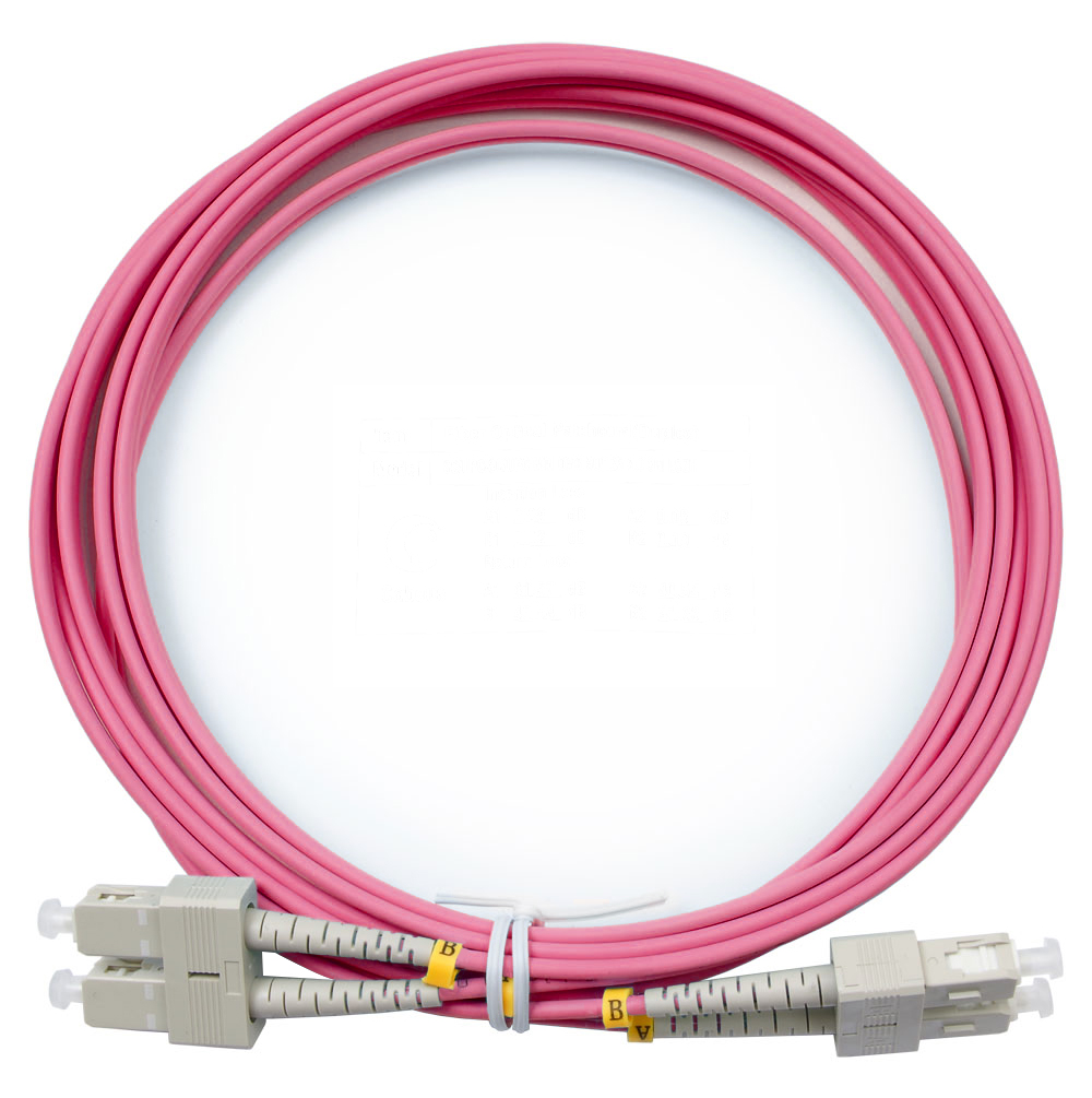 

Патч-корд оптический Cabeus FOP-50-OM4-SC-SC-3m, SC/UPC-SC/UPC, многомодовый, 50/125, OM4, двойной, 3 м, LSZH, пурпурный (FOP-50-OM4-SC-SC-3m), Розовый, FOP-50-OM4-SC-SC-3m