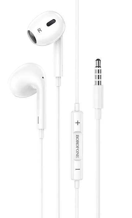 

Проводная гарнитура Borofone BM30 Max, USB Type-C, белый (6974443380408), BM30 Max
