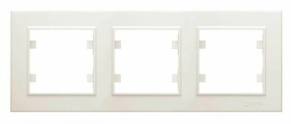 

Рамка Makel Karea, горизонтальная, 3, кремовый (56010703 )