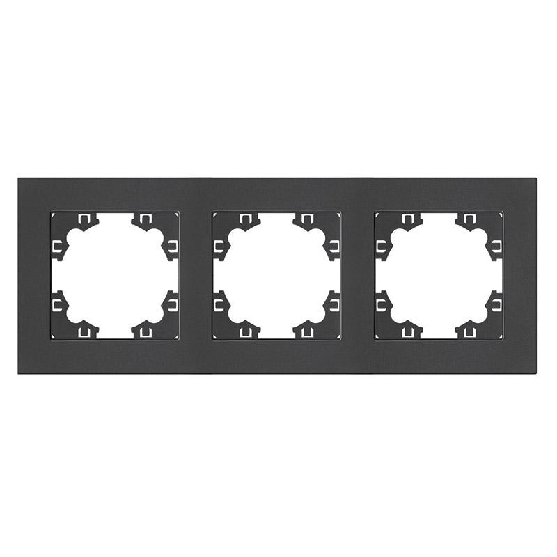 

Рамка Universal Афина, 3, графит (A0045-Gr)