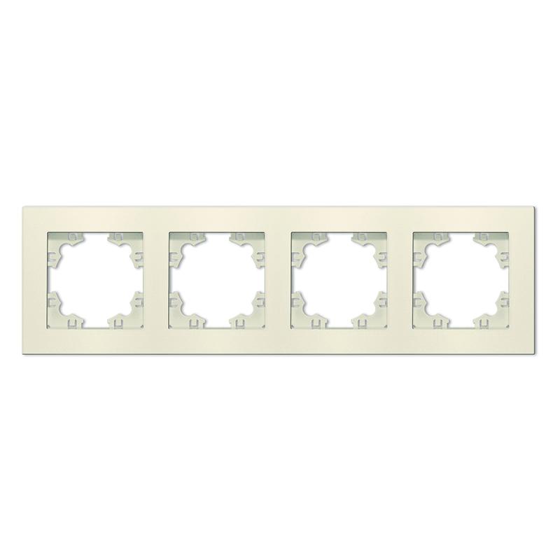

Рамка Universal Афина, 4-модуля, слоновая кость (A0046-I)
