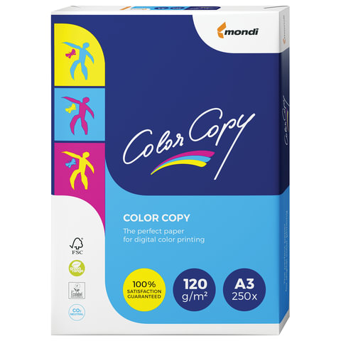 

Бумага A3 120 г/м² 250 листов, 161% CIE COLOR COPY (9003974443768)