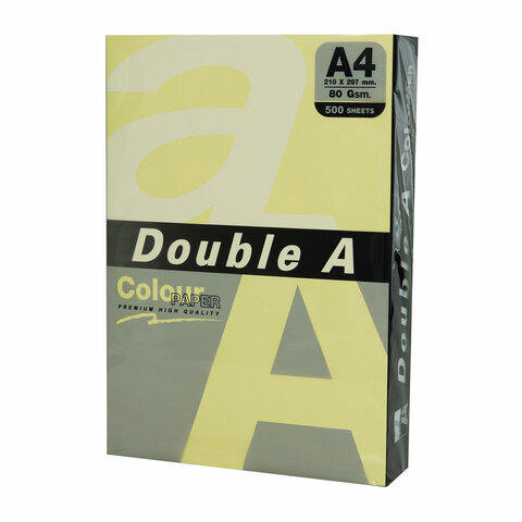 

Бумага A4 80 г/м² 500 листов, микс пастель Double A (8858741723519)