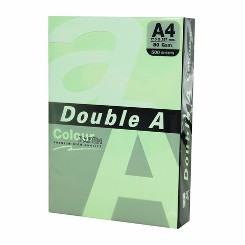 

Бумага A4 80 г/м² 500 листов, зеленый пастель Double A (8858741729047)