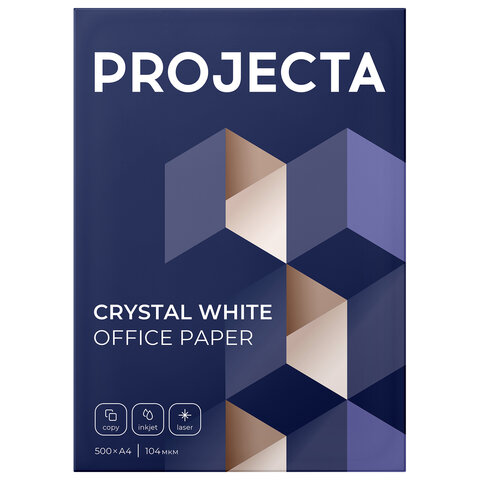 

Бумага A4 80 г/м² 500 листов, 104 мкм, 153% CIE PROJECTA Special (4603976000089)