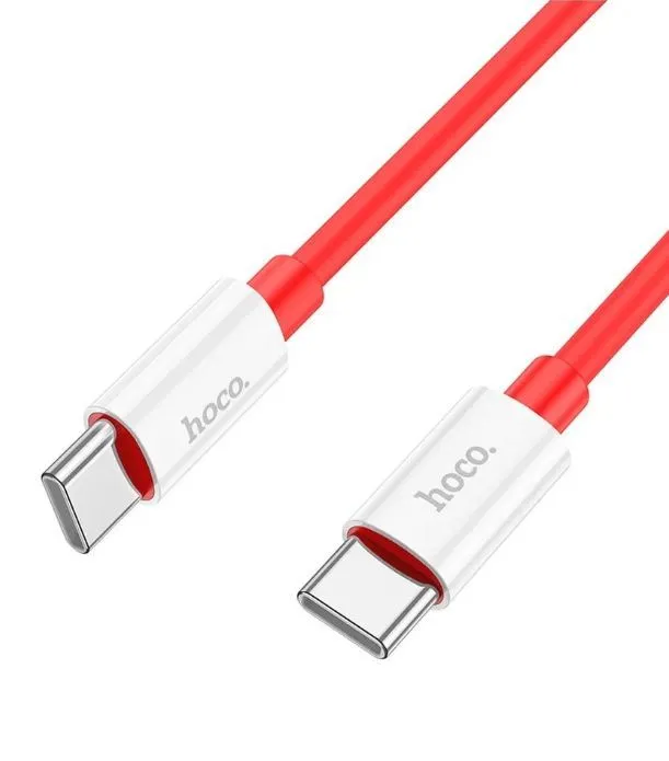 

Кабель USB Type-C-USB Type-C, 3А, 1 м, красный, HOCO magic X87, X87