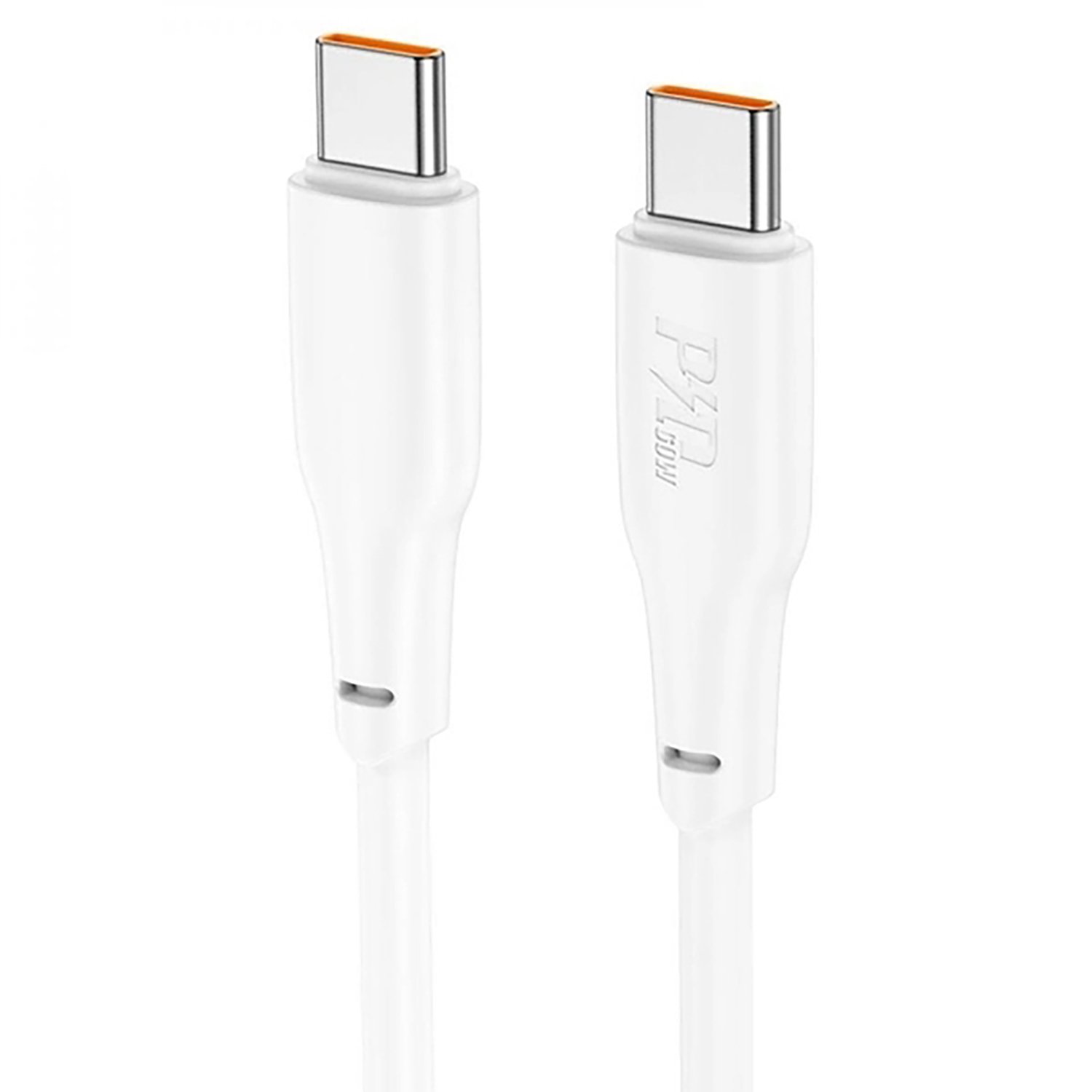 

Кабель USB Type-C-USB Type-C, экранированный, быстрая зарядка, 3А, 60 Вт, 1 м, белый, HOCO Force X93 (6931474790699), X93