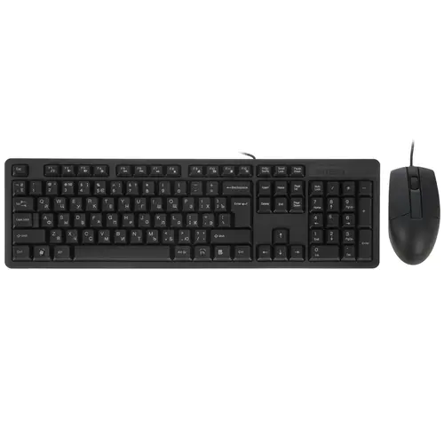 Клавиатура + мышь A4Tech KK-3330S, USB, черный (KK-3330S USB (BLACK))